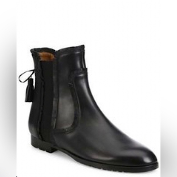 Aquazzura
Fringe Beatle Flat Ankle Leather Chelsea Boots - Authentic (size 39) - Picture 11 of 11